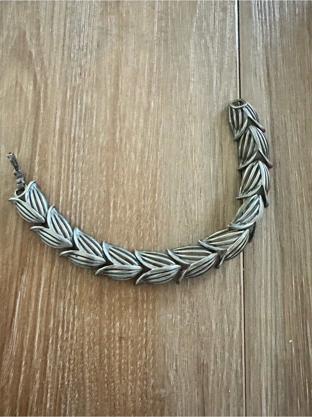 MCM Botanical/Tulip Link Bracelet 1960s